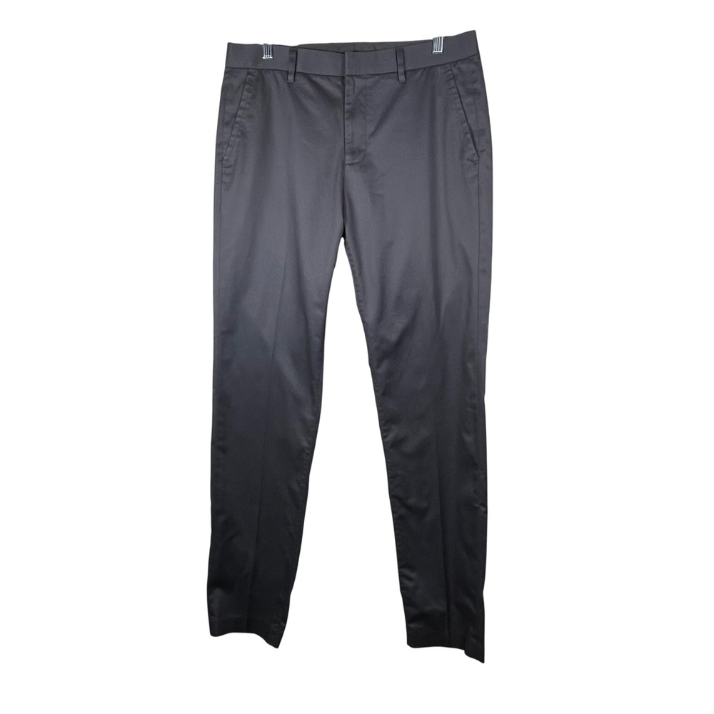 Bonobos Friday Chinos Women Gray Cotton Stretch Slim Tapered Pants 32/34